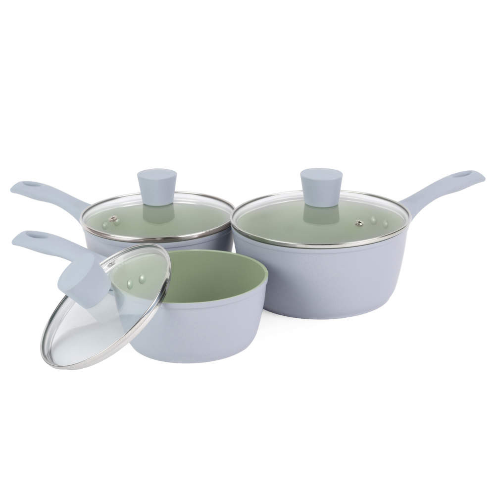 salter Earth 3-Piece Saucepan Set | PFAS Free