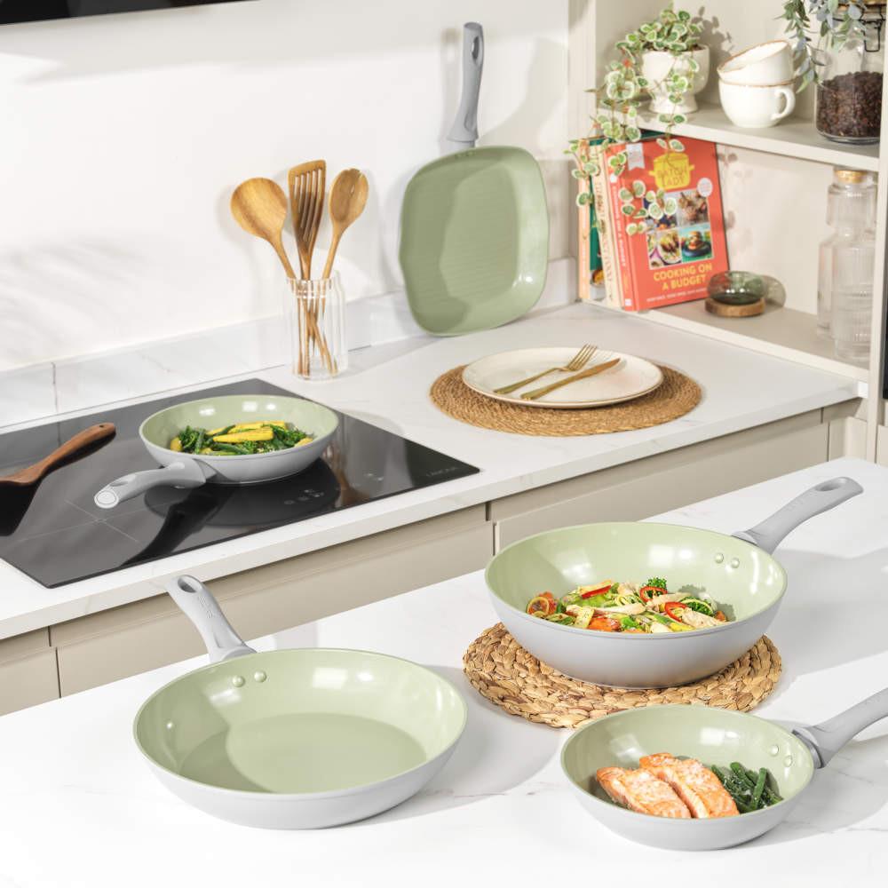 Salter Earth Frying Pan & Griddle Set