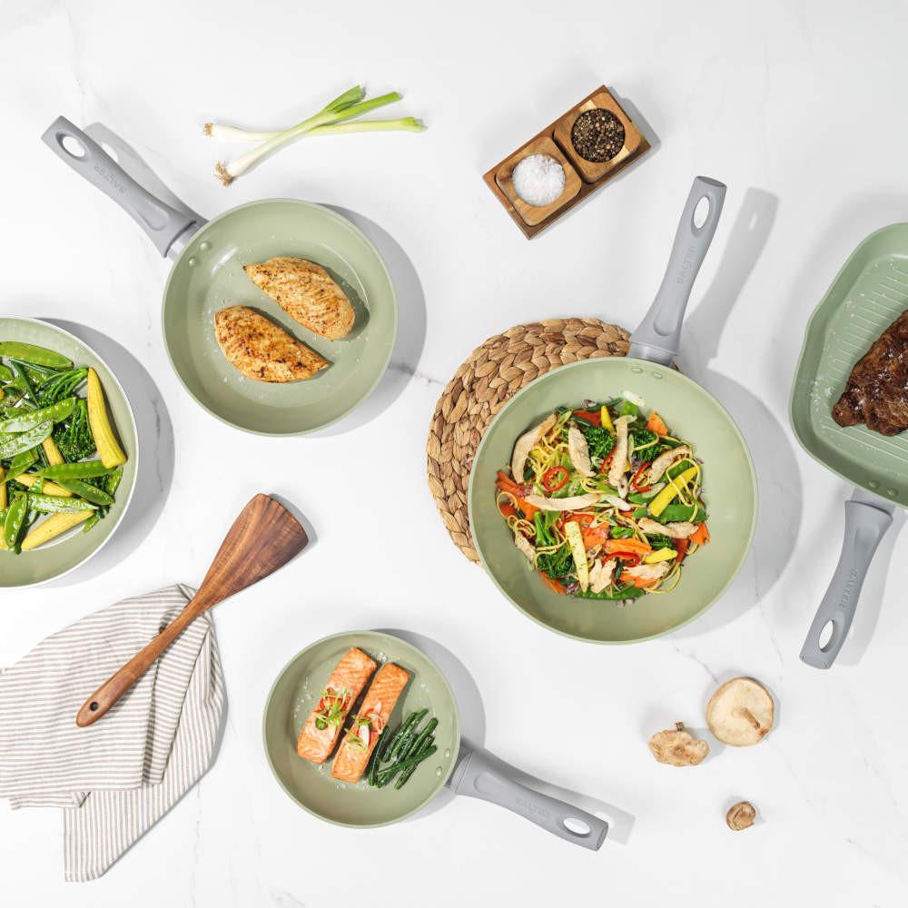 Salter Earth Frying Pan & Griddle Set