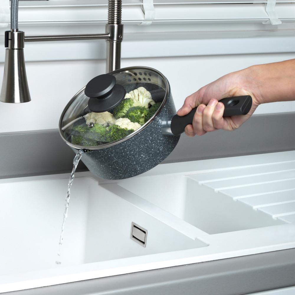 Salter Easy Pour 3-Piece Saucepan Set