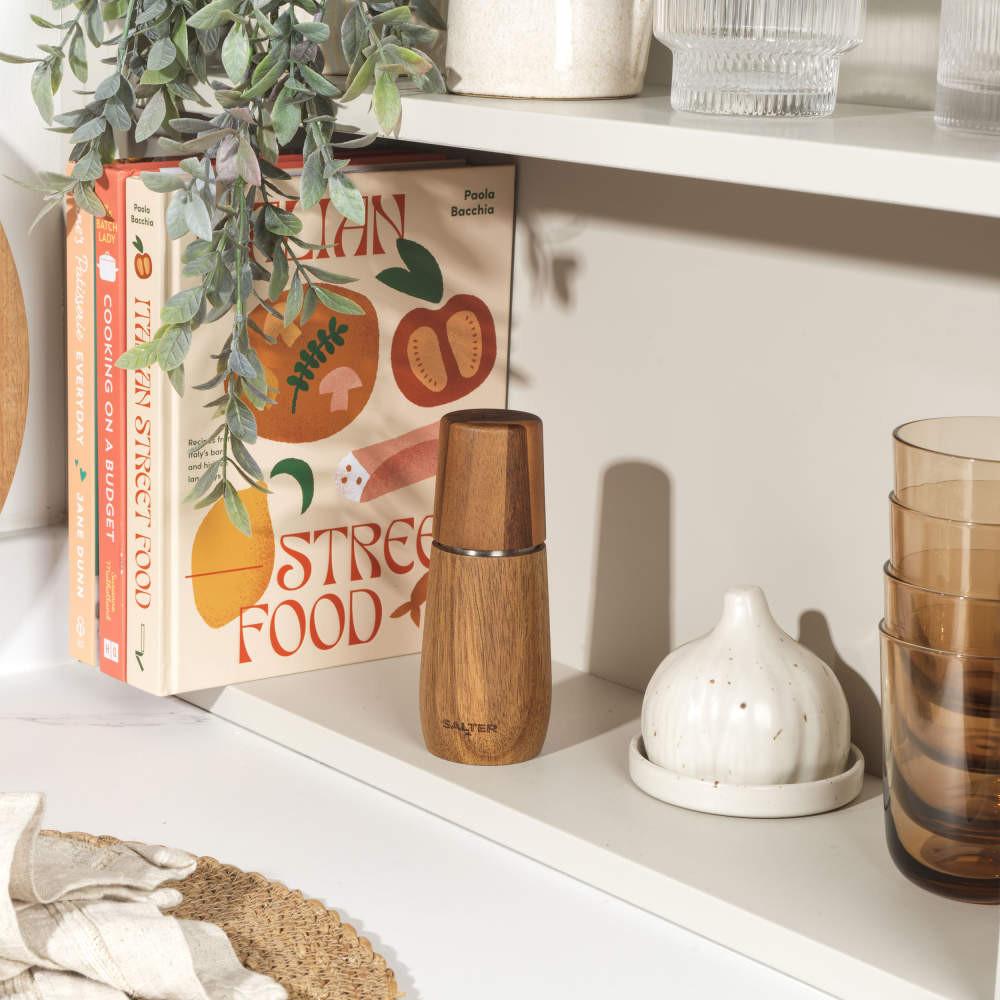 Salter Edith Acacia Salt & Pepper Mills