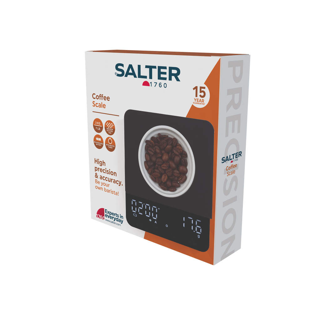 Salter Electronic Coffee Scale - Black
