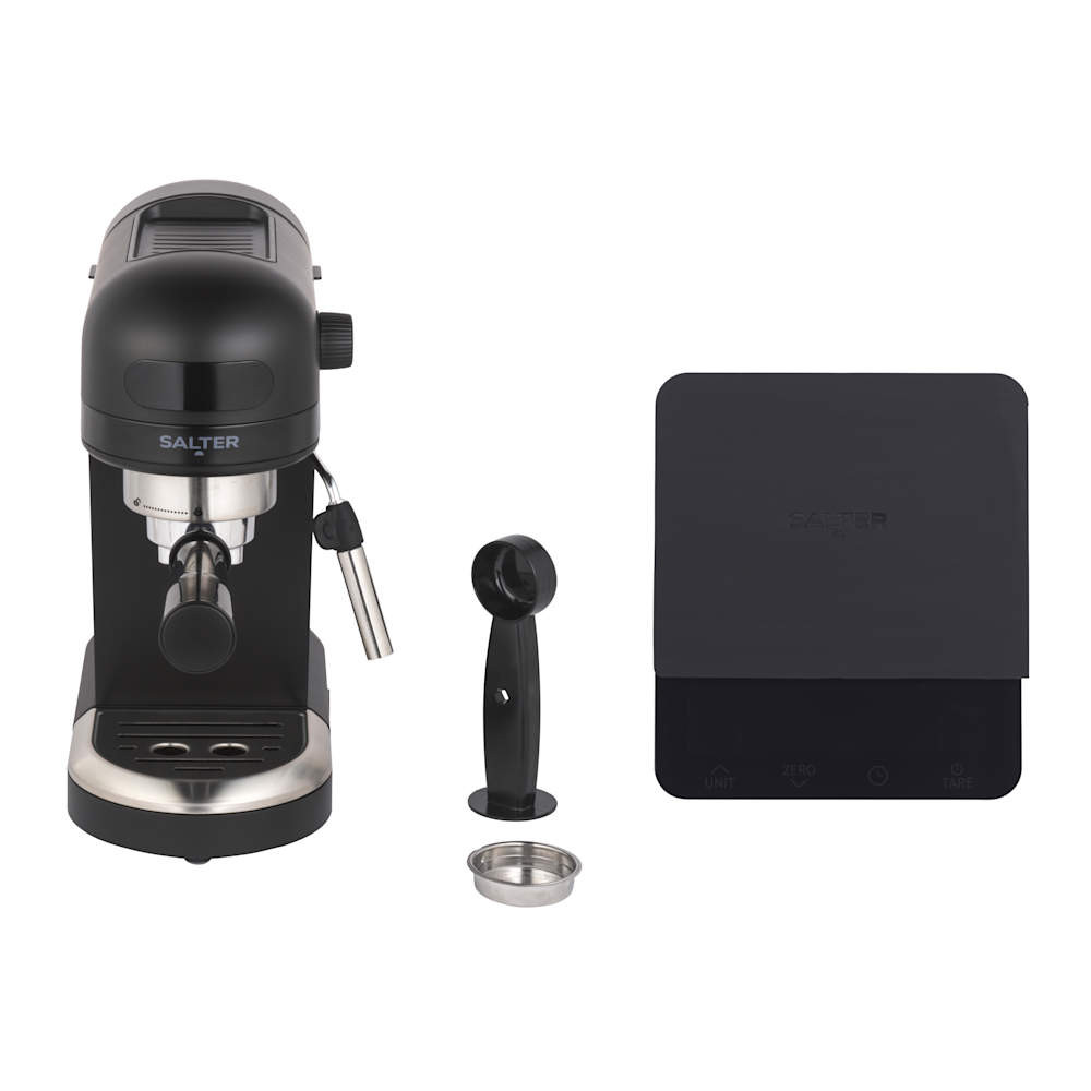 salter Espirista & Coffee Scale Set - 1.4 L Black