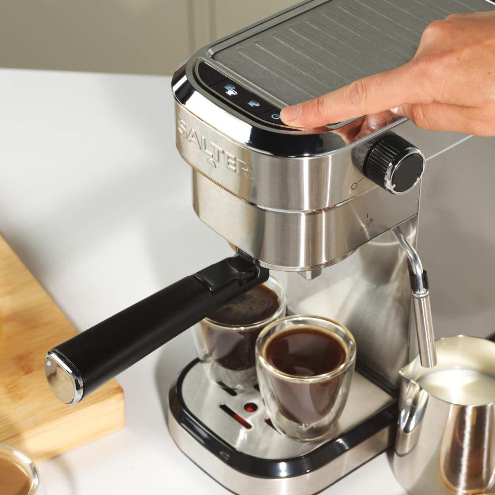 Salter Espresso Coffee Machine With Milk Frother