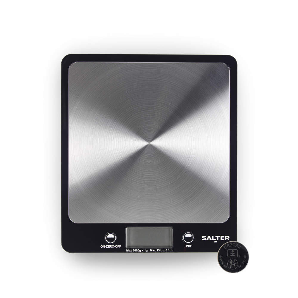 salter Evo Digital Kitchen Scale - Black