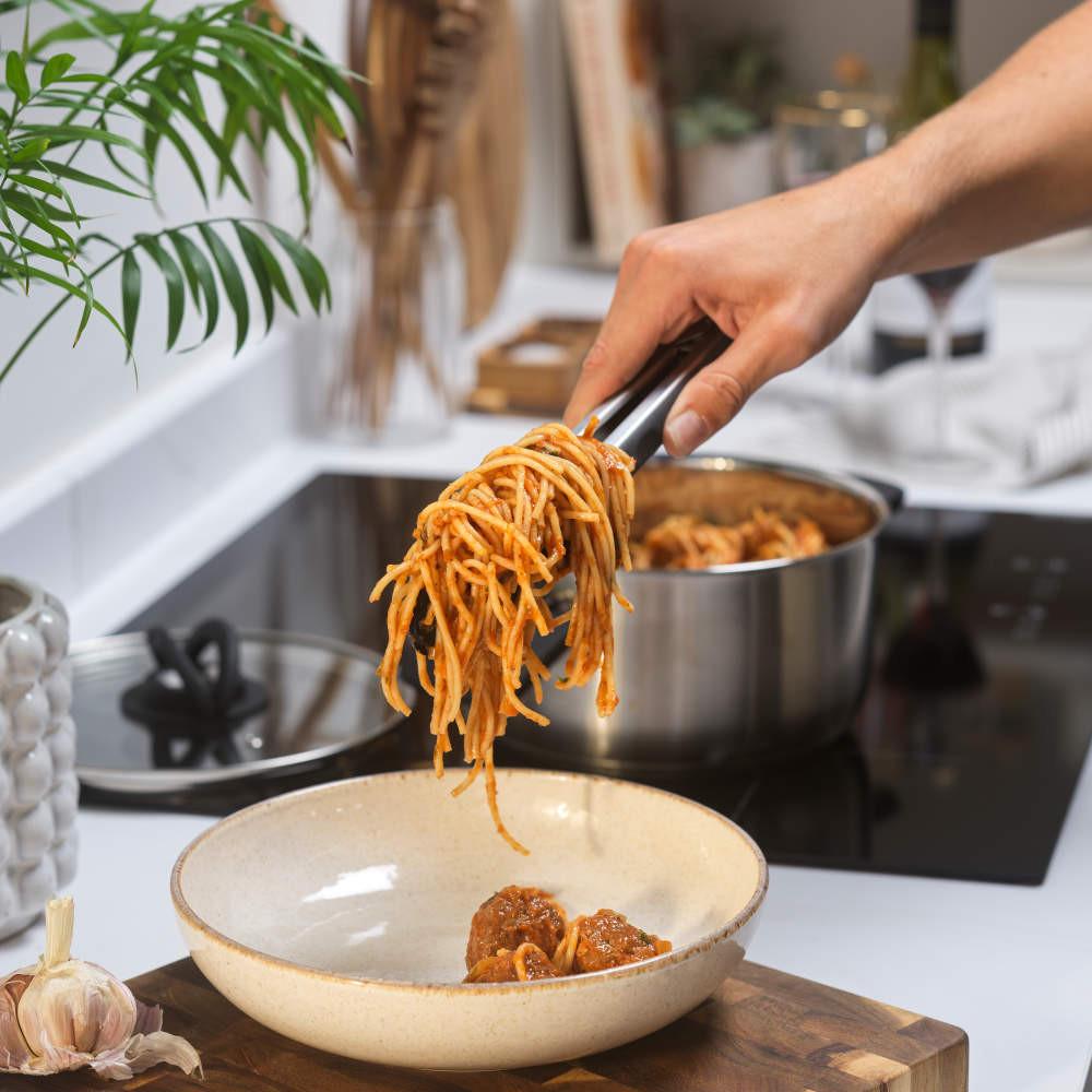 Salter Expert 9” Locking Tongs – Black