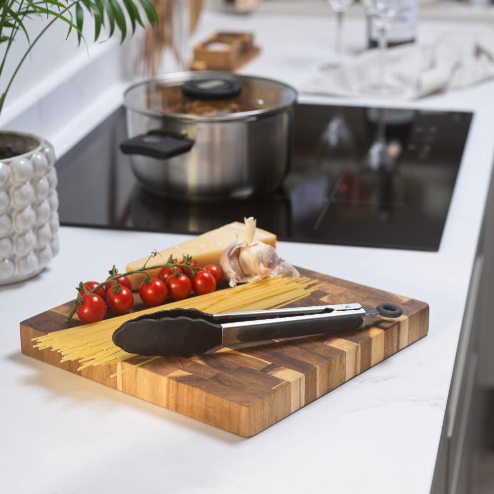 Salter Expert 9” Locking Tongs – Black