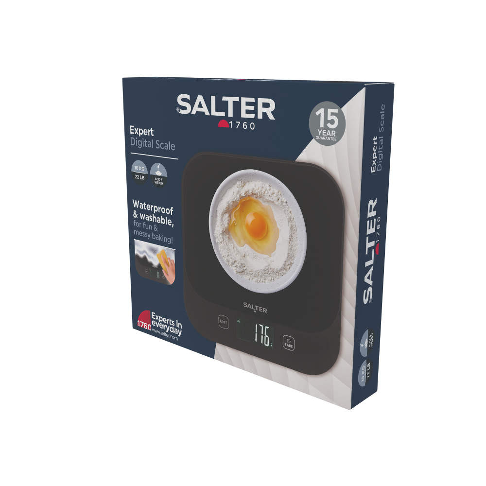 Salter Expert Digital Kitchen Scale - Black