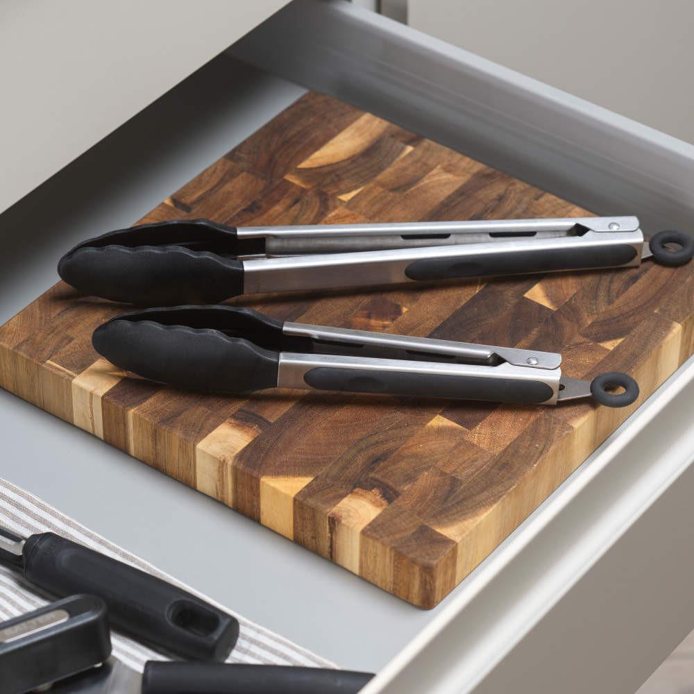 Salter Expert Kitchen Tong Set - 9” & 12” - Locking Tongs