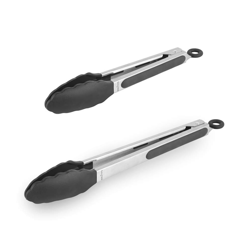 salter Expert Kitchen Tong Set - 9” & 12” - Locking Tongs