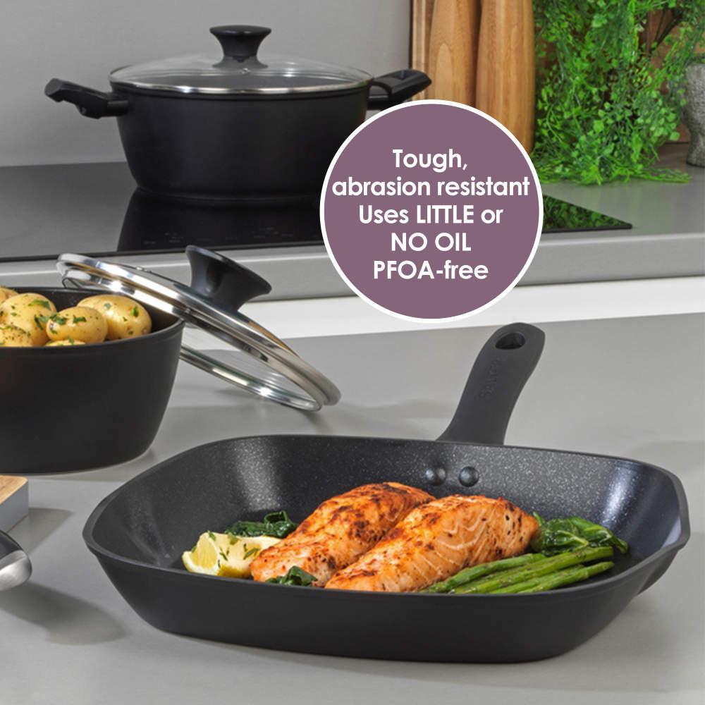 Salter Geo Hex 28cm Griddle Pan