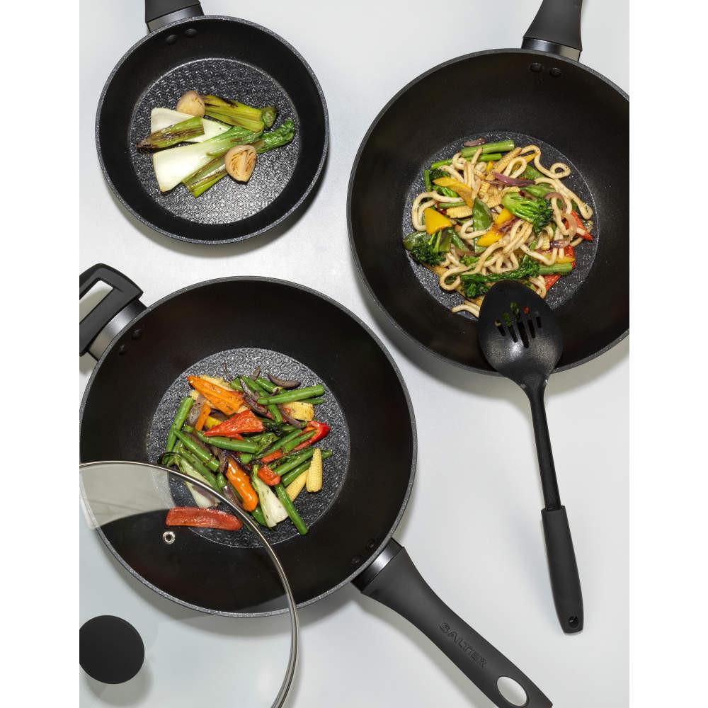 Salter Geo Hex 28cm Stir Fry Pan