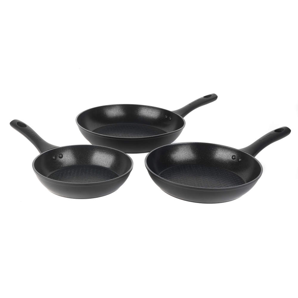 salter Geo Hex 3-Piece Fry Pan Set - 20/24/28cm