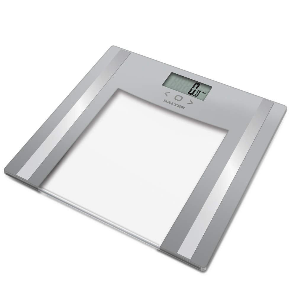 Salter Glass Analyser Bathroom Scale - Grey
