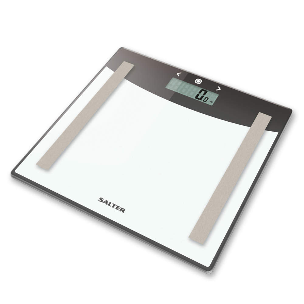 Salter Glass Analyser Bathroom Scale - Silver