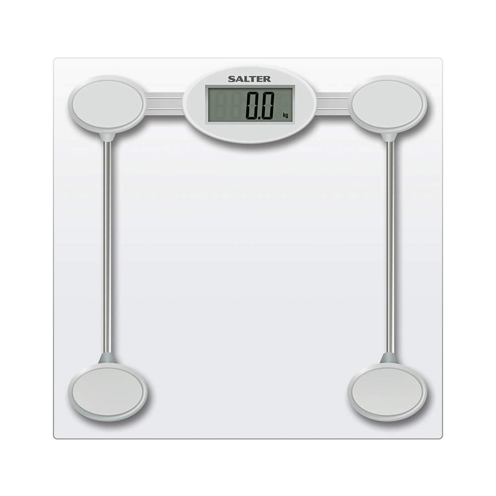 Salter Glass Digital Bathroom Scale - Clear