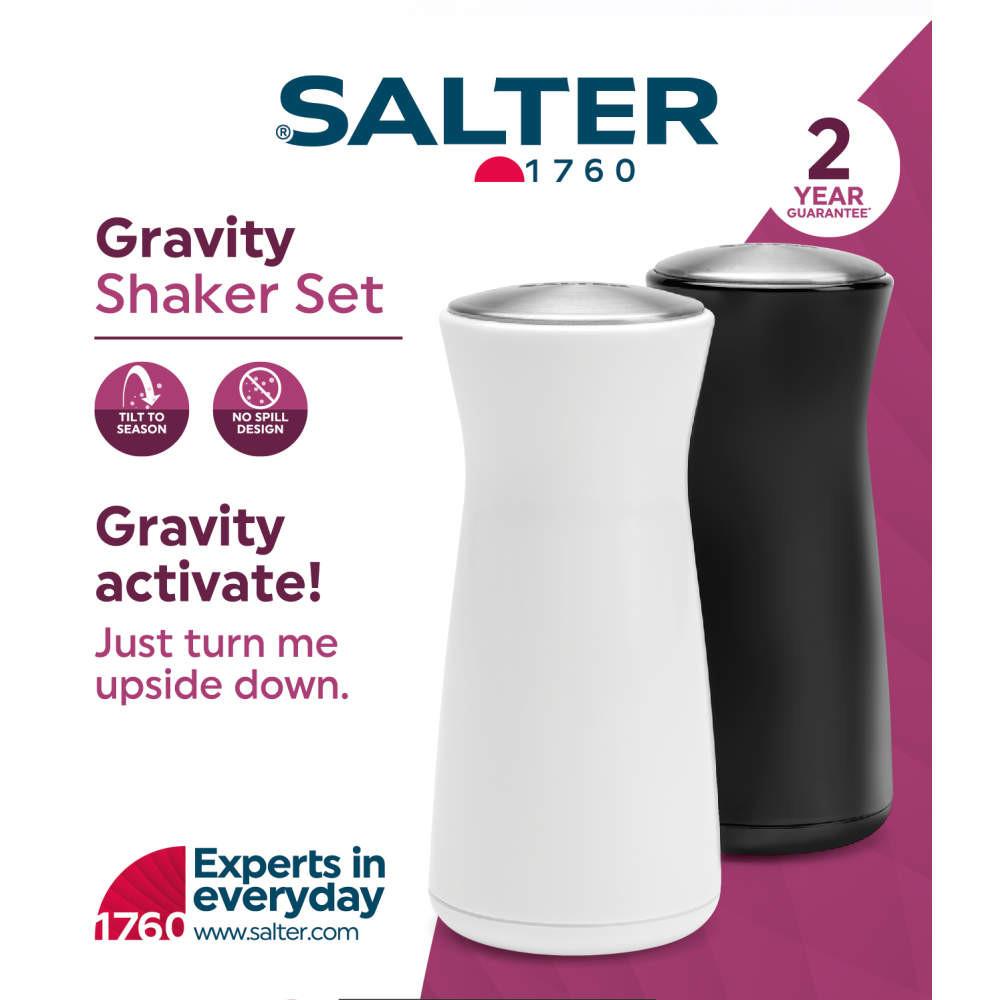 Salter Gravity Salt & Pepper Shaker Set