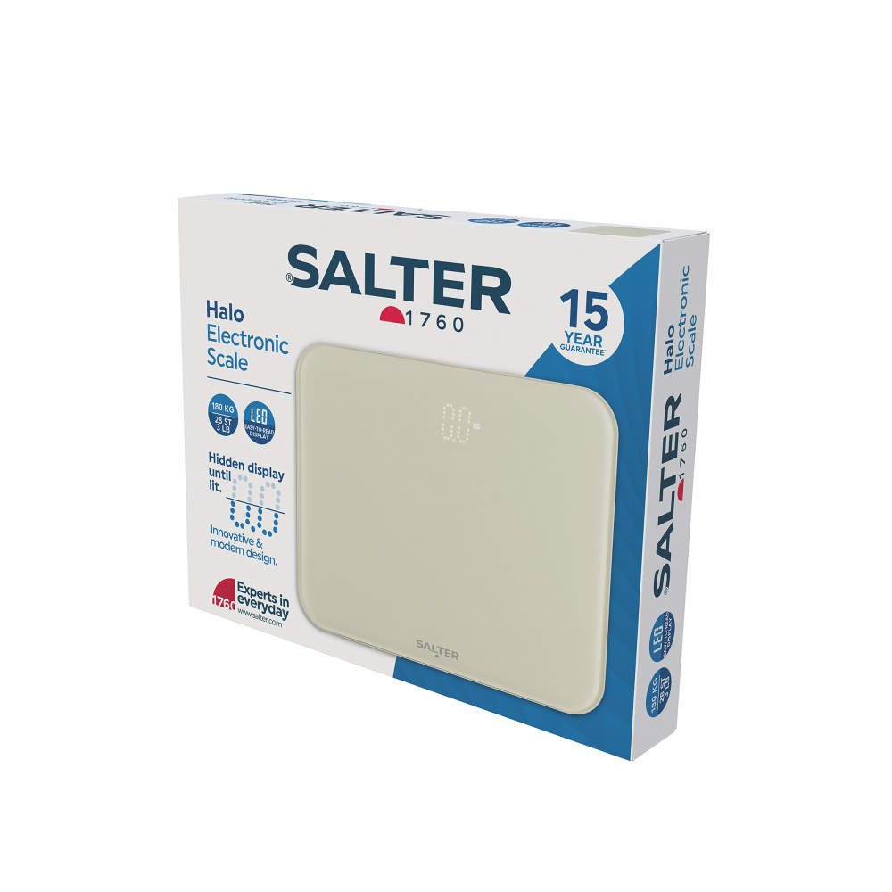 Salter Halo Electronic Scale Cream