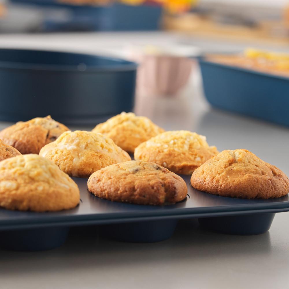 Salter Indigo 12 Cup Muffin Pan