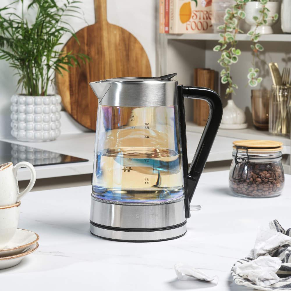 Salter Iridescent 1.7L Glass Kettle