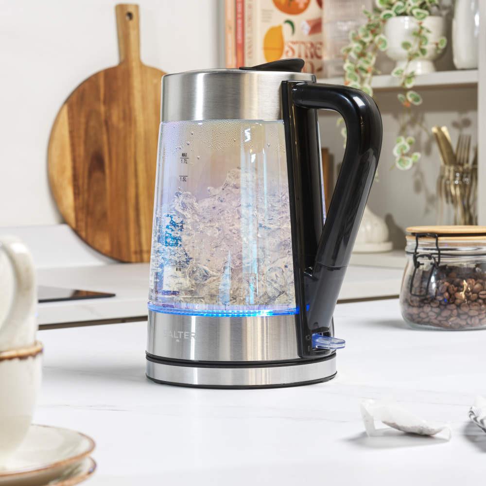 Salter Iridescent 1.7L Glass Kettle
