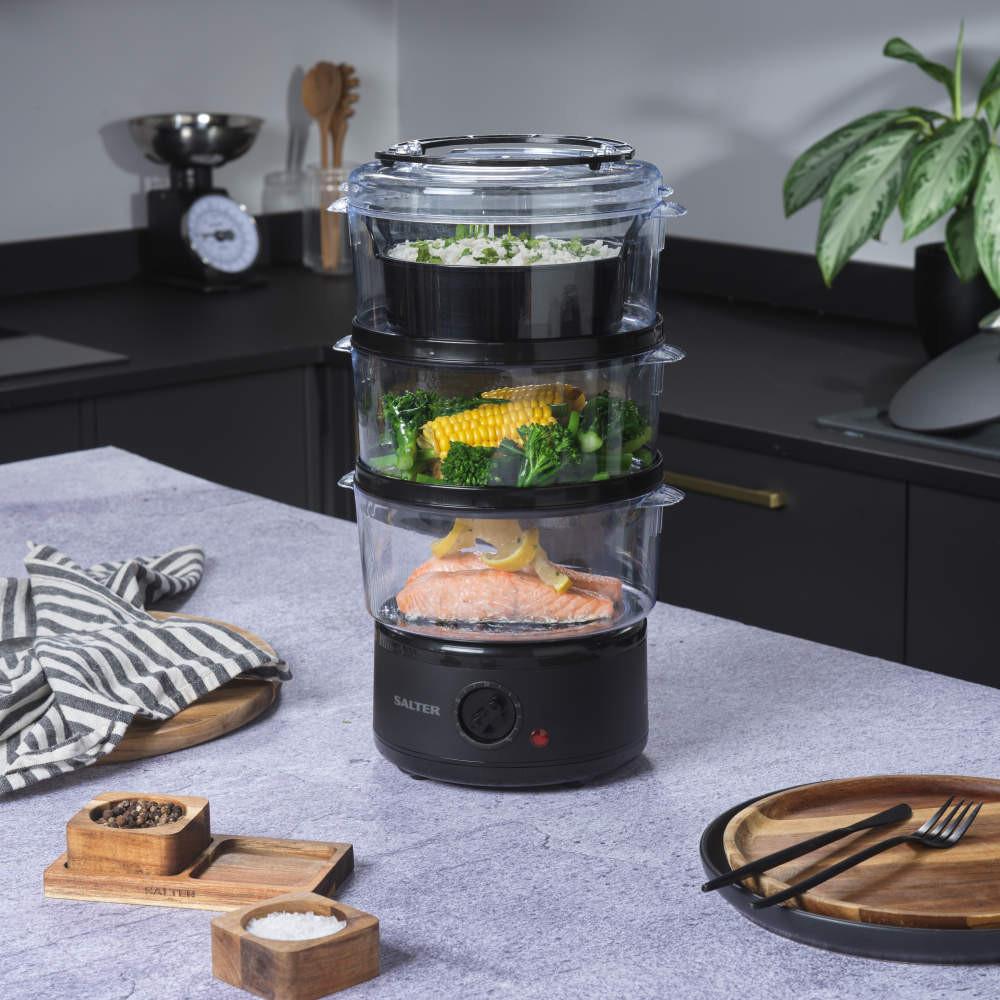Salter Kuro 3-Tier Food Steamer