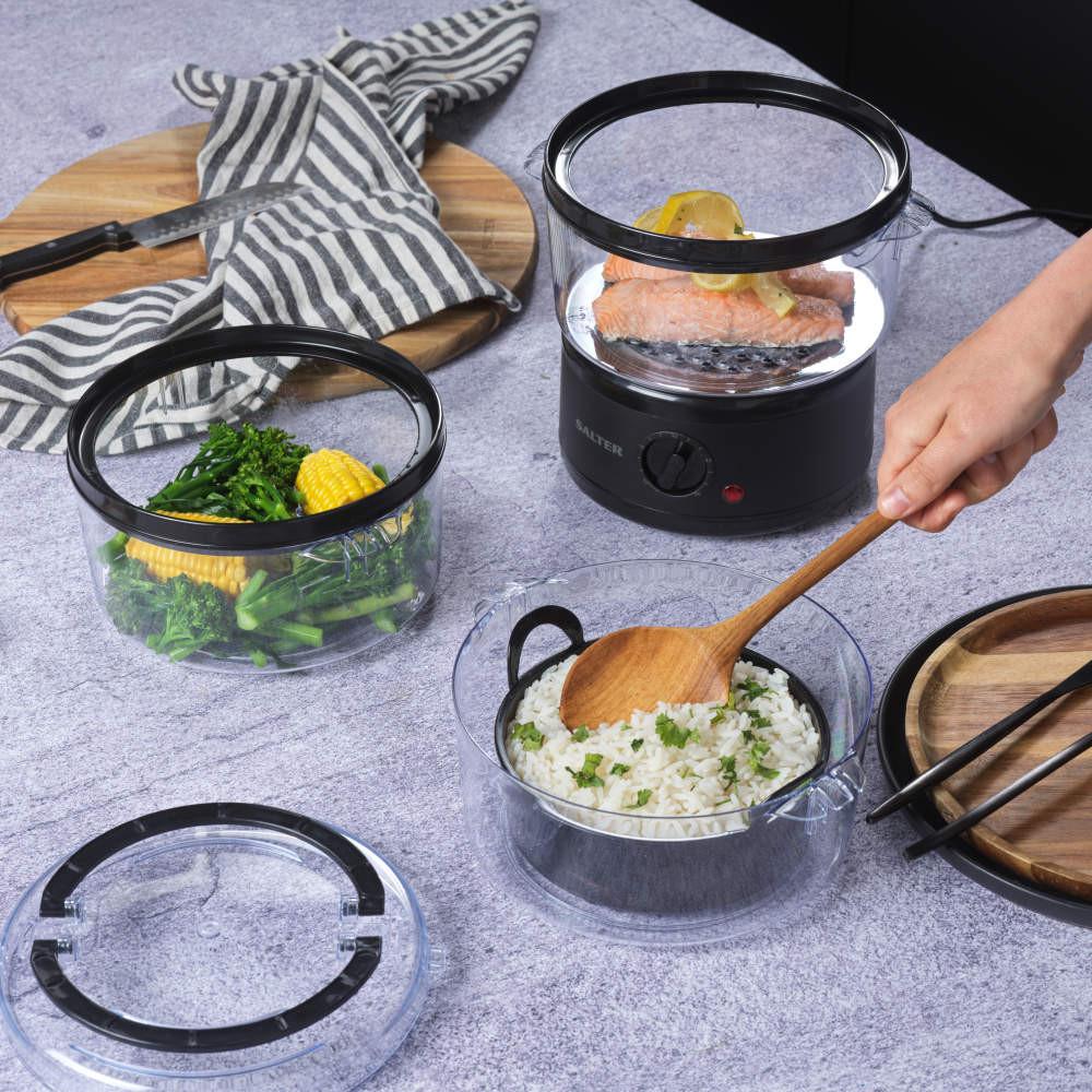 Salter Kuro 3-Tier Food Steamer