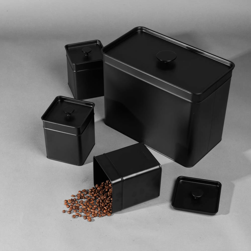 Salter Kuro 4-Piece Bread Bin & Canister Set