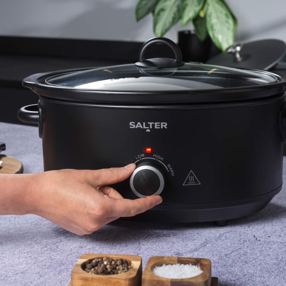 Salter Kuro 6.5L Slow Cooker - Black