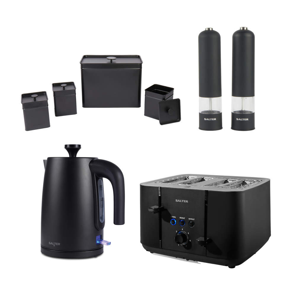 salter Kuro 8-Piece Countertop & Seasoning Set