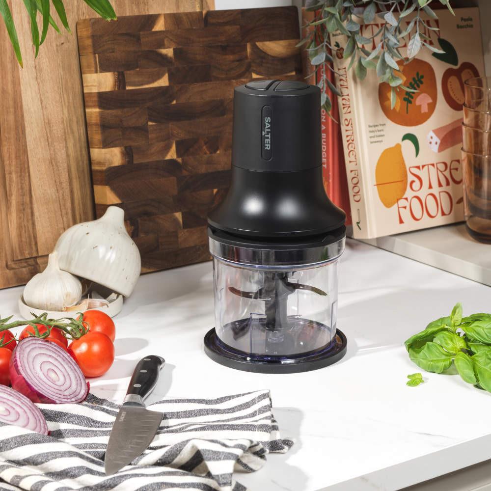 Salter Kuro Food Chopper & Earth Wok Set