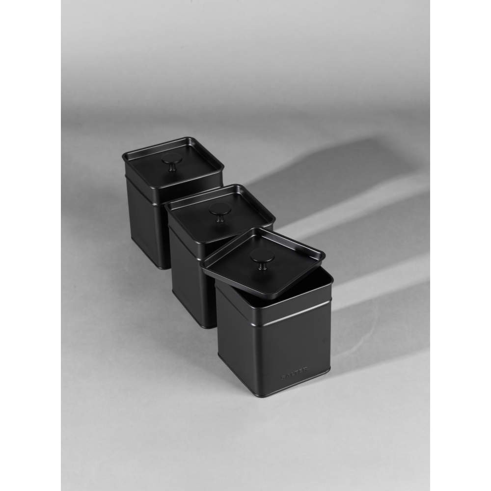 Salter Kuro Kettle 2-Slice Toaster & Canister Set