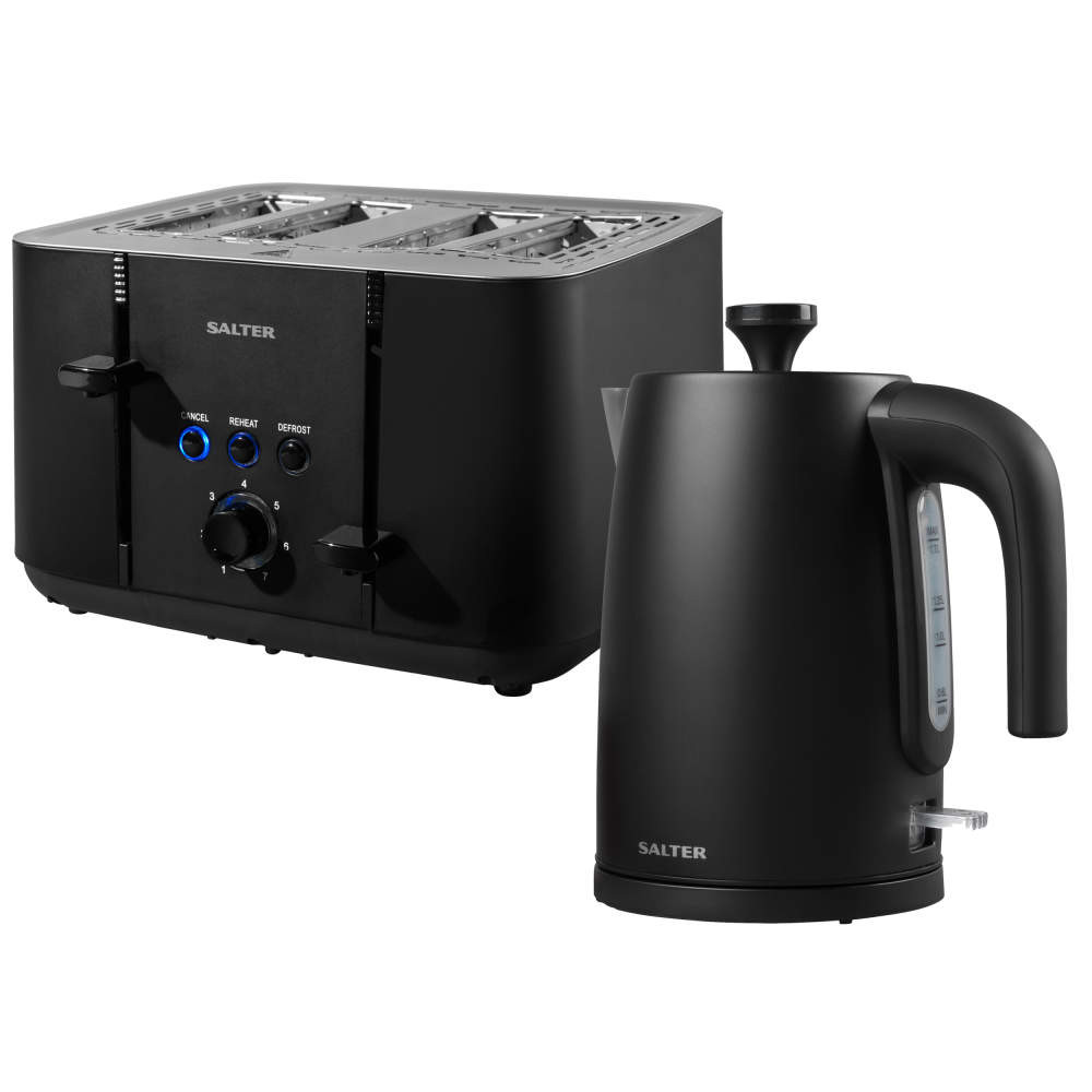 salter Kuro Kettle & 4-Slice Toaster Set