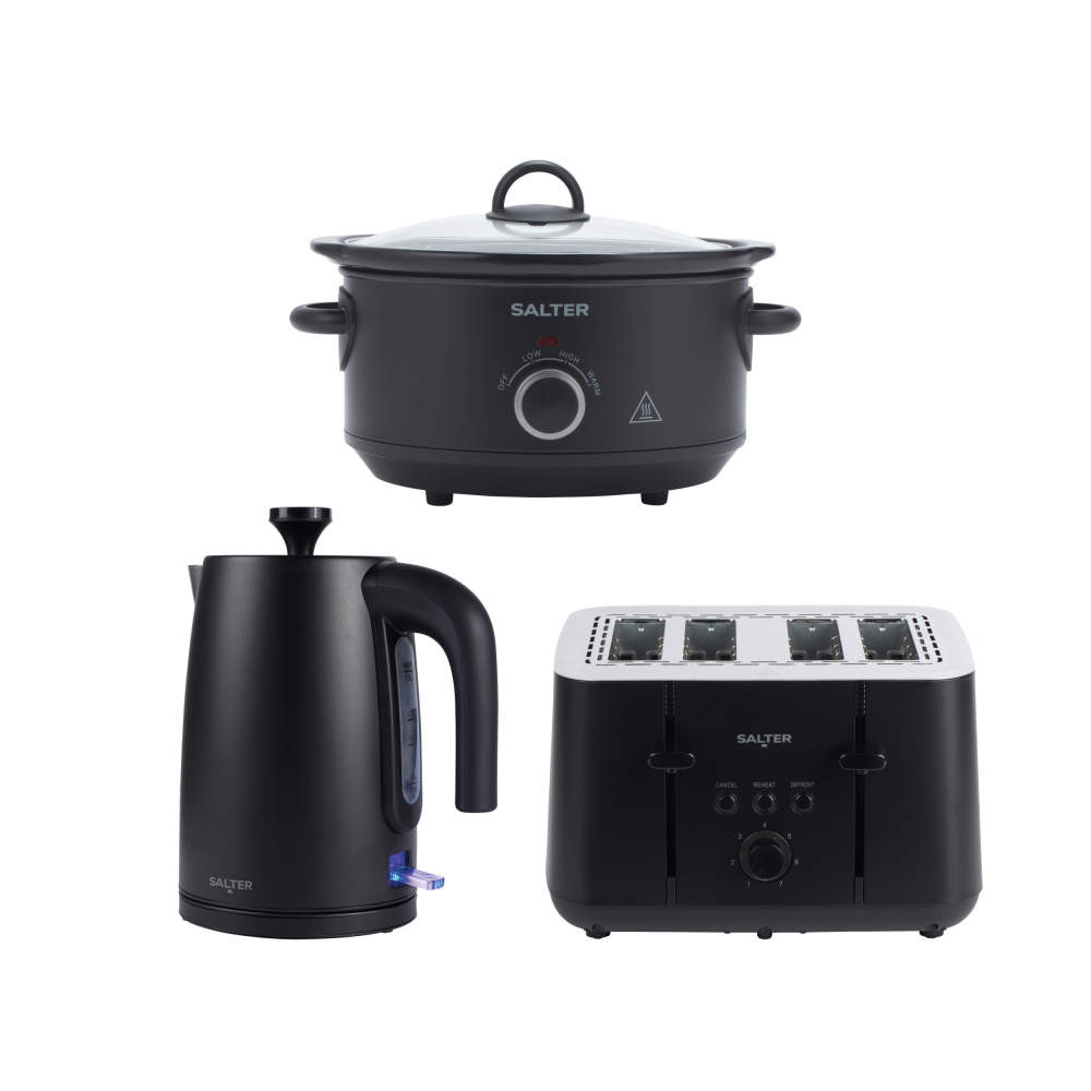 salter Kuro Kettle Toaster and Slow Cooker Set