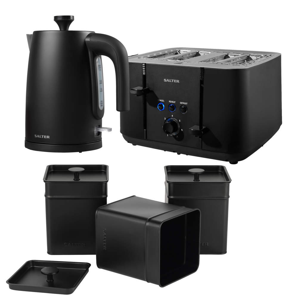 salter Kuro Kettle Toaster & Canister Set