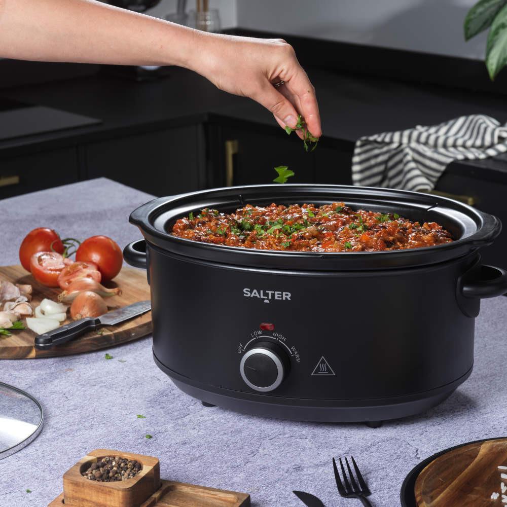 Salter Kuro Kettle Toaster & Slow Cooker – Black