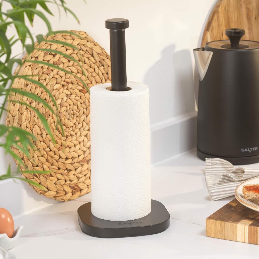 Salter Kuro Kitchen Roll Holder – Black
