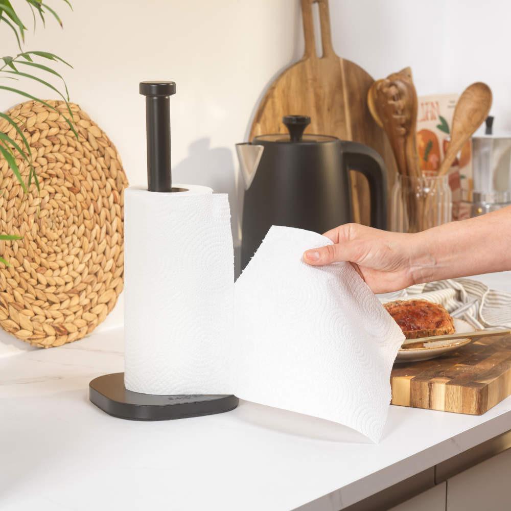Salter Kuro Kitchen Roll Holder – Black