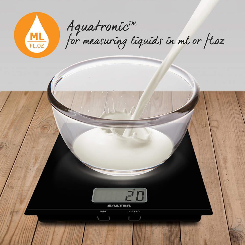 Salter Large Platform Digital Kitchen Scale - Black