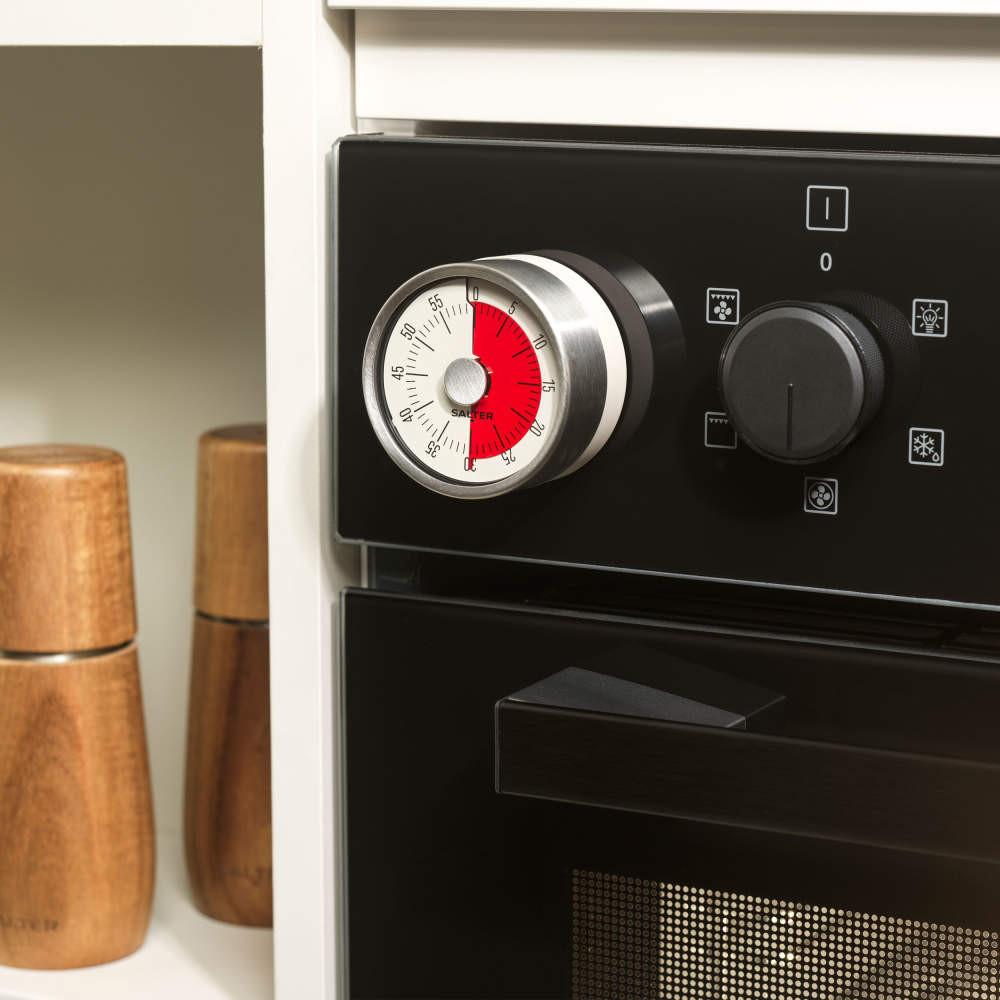 Salter Magnetic Mechanical Timer - Sliver