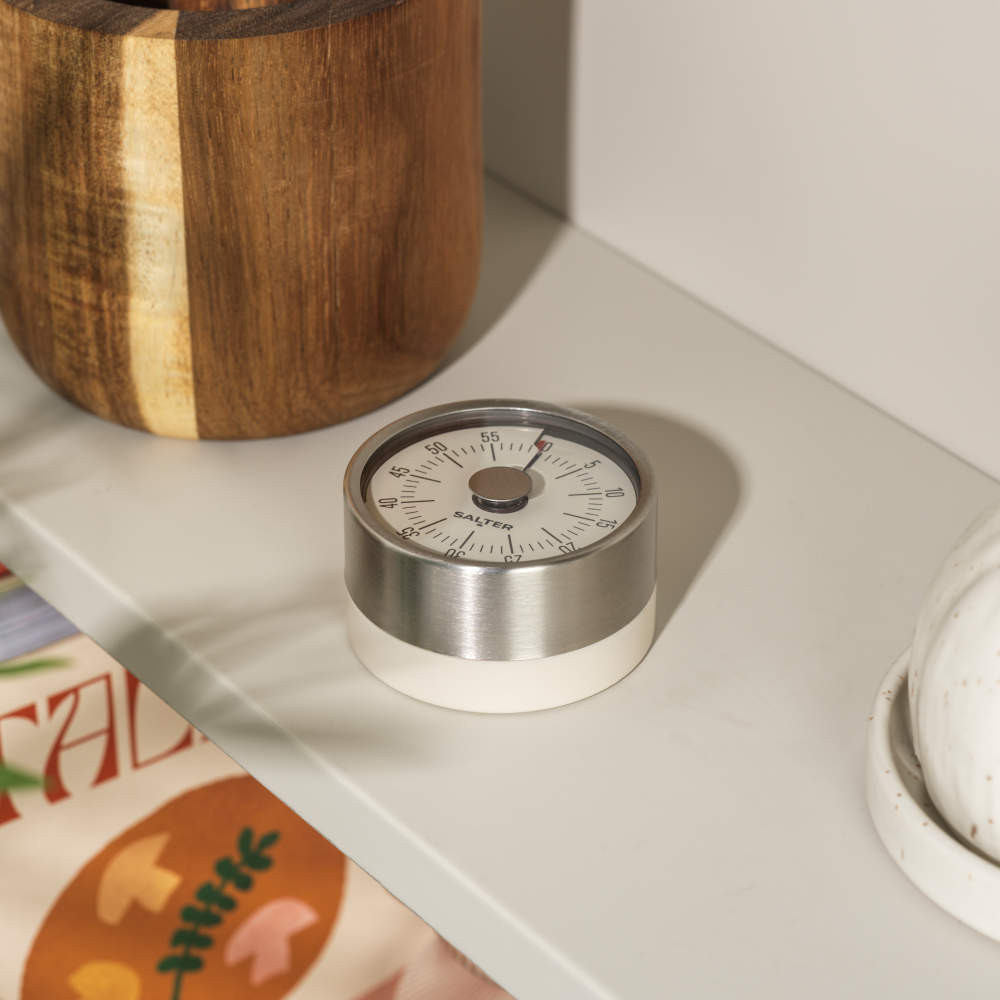 Salter Magnetic Mechanical Timer - Sliver