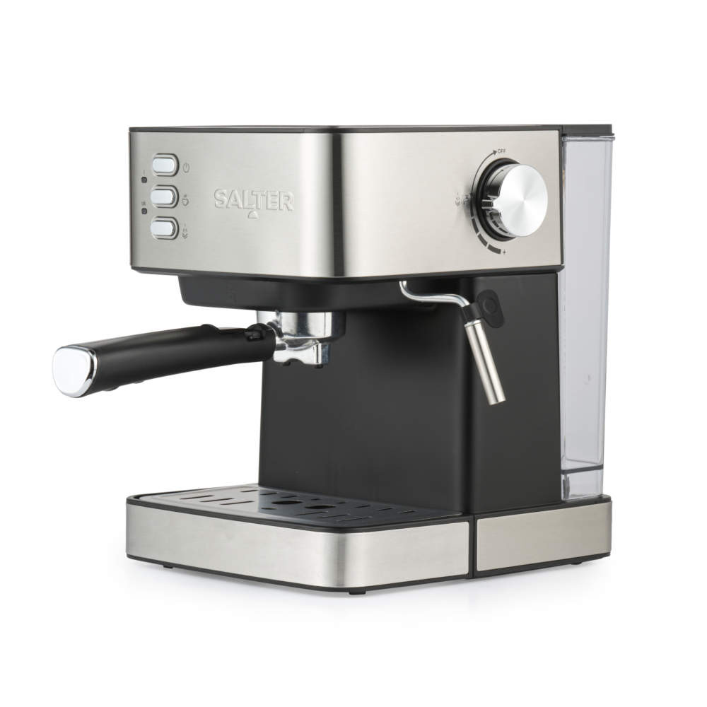 salter Manual Espresso Machine With Milk Frother
