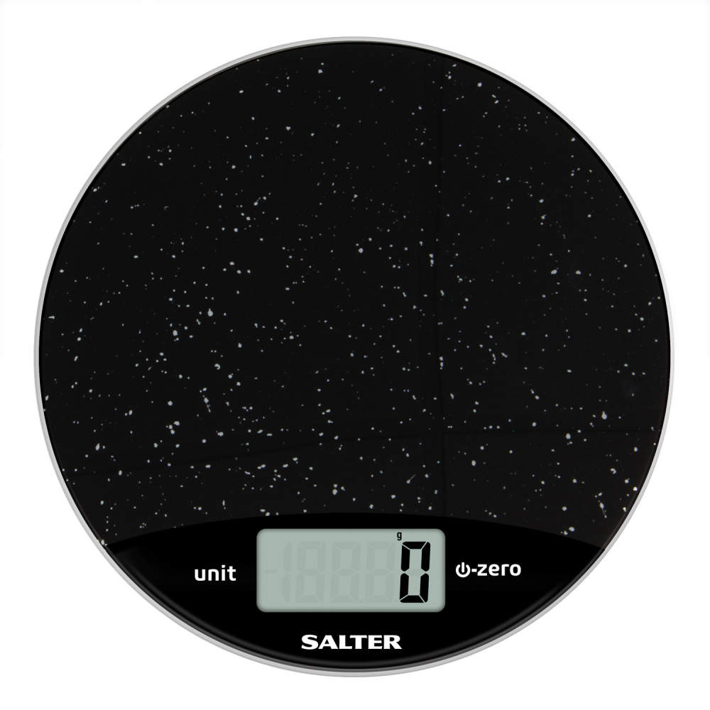 Salter Marble Digital Kitchen Scale - Black