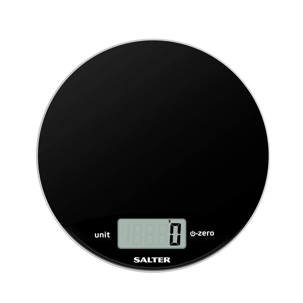 salter Marble Digital Kitchen Scale - Black