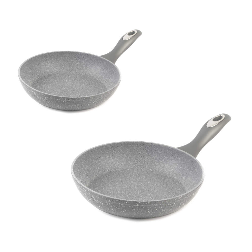 salter Marblestone 2-Piece Frying Pan Set - 20/28cm