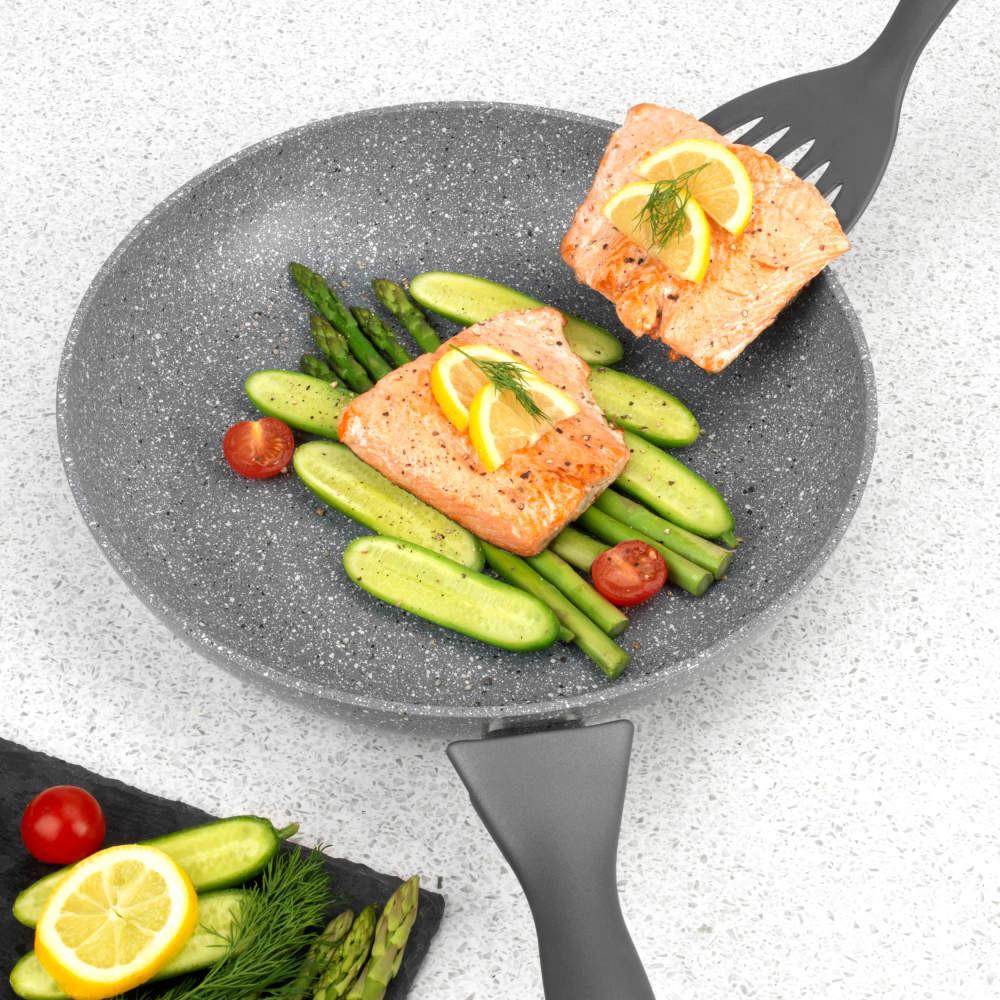 Salter Marblestone 2-Piece Frying Pan Set - 24/28cm