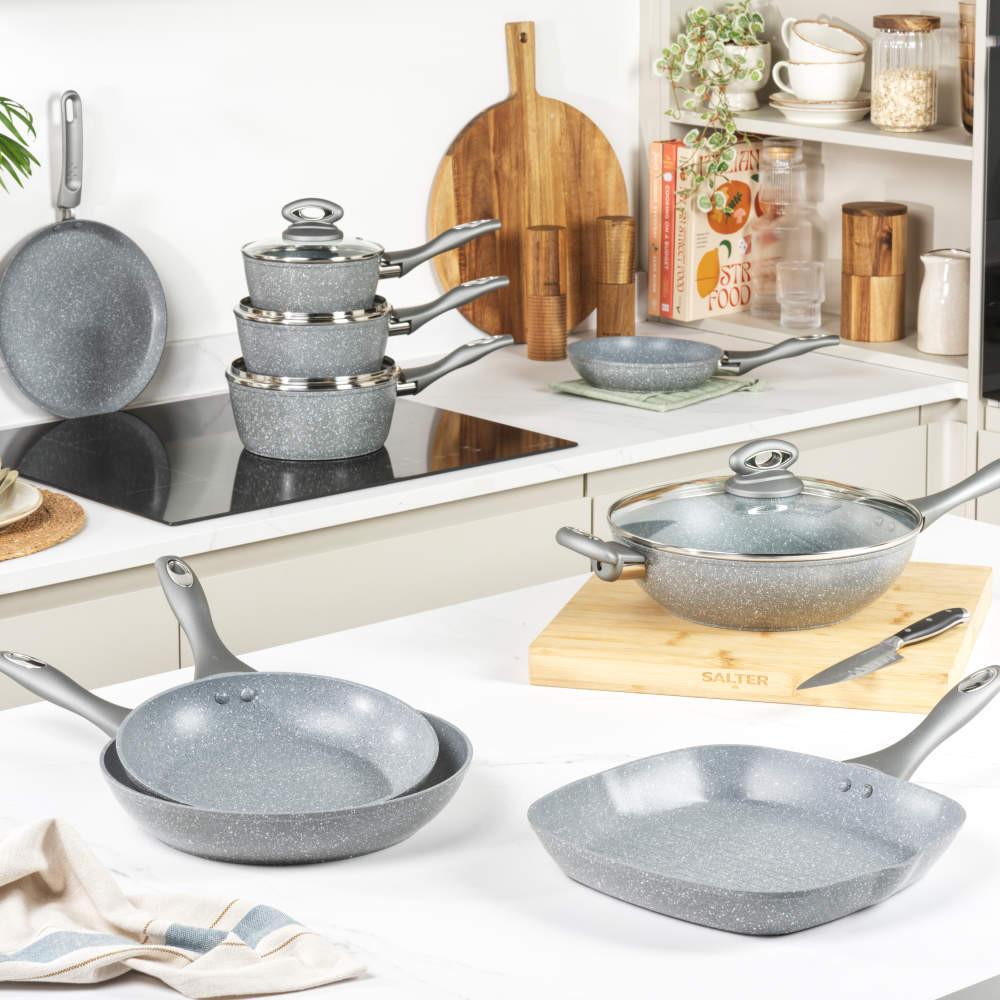 Salter Marblestone 28cm Frying Pan