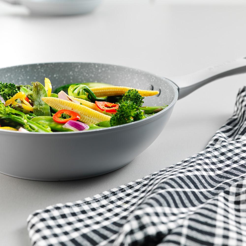 Salter Marblestone 28cm Stir Fry Pan