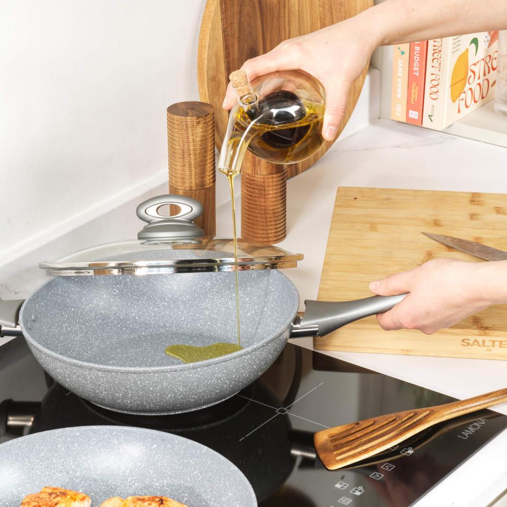 Salter Marblestone 28cm Wok