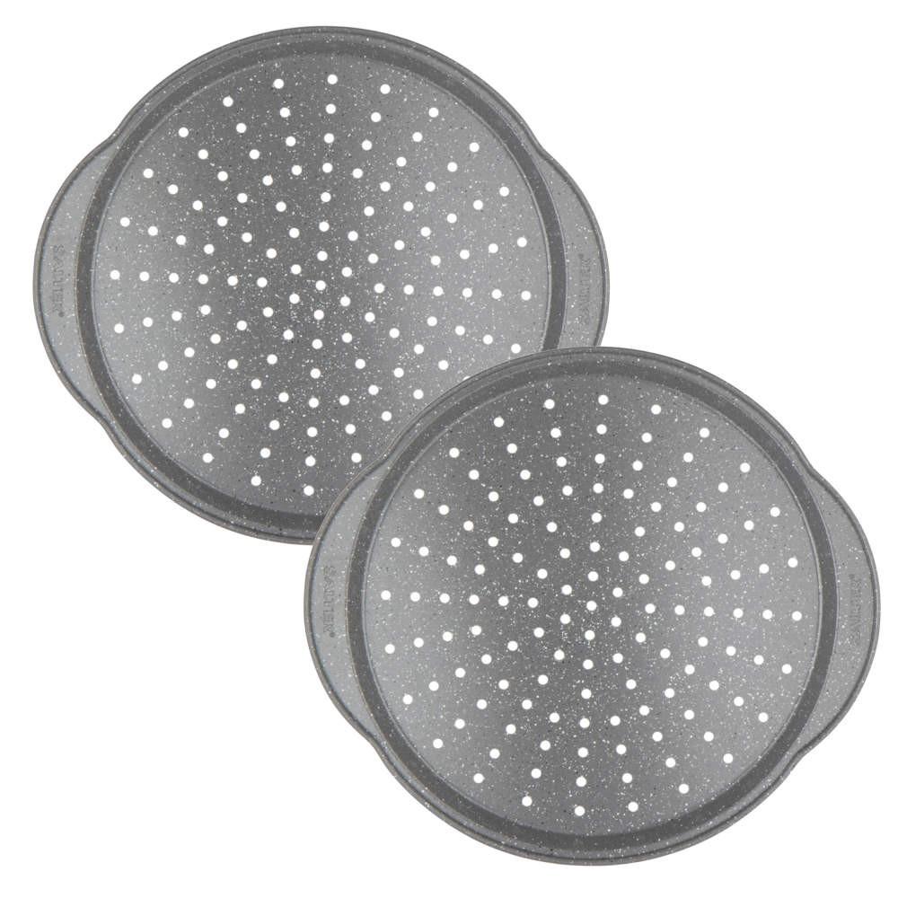 salter Marblestone 37cm Pizza Tray - 2 Pack